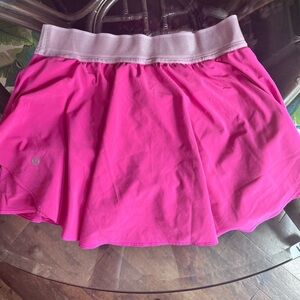 Sonic pink Court rival skirt